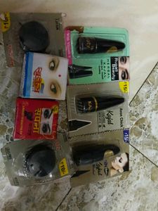 Assorted Ethnic Jewelry and Makeup Bundle
