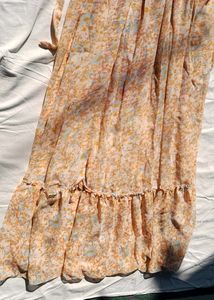 Floral Print Long Dress 👗🌸