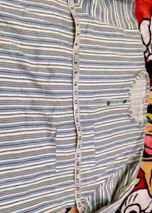 Striped Long Sleeve Kurti
