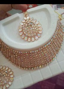 Stunning Embellished Necklace and Earring Set