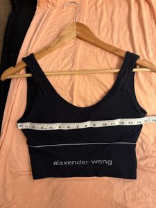 Black Alexander Weng Sports Bra
