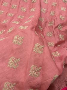 Pink Embroidered Lehenga Skirt