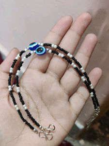 Evil Eye Beaded Mask Lanyard
