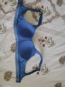 Blue Sports Bra