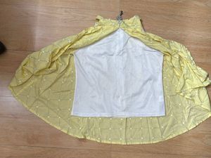 Lemon Yellow Color Tunic For 11-12 Yrs Girls