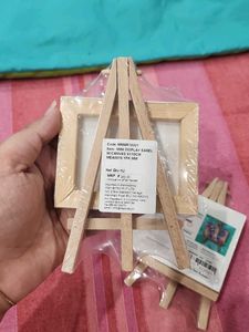 Mini Display Easel with Canvas Set of 2