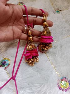 Stunning Pink Embellished Work Blouse
