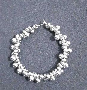 🔥SALE🔥 Silver Alloy Hoop Earrings