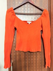 H&M Orange Top 🧡🛍️