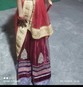 Elegant Maroon Lehenga