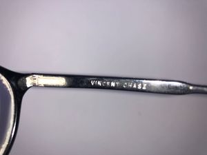 Vicent Chase Blue lens zebra print frame.
