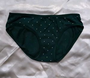 Dark Green Polka Dot panty