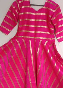 Stunning Pink Striped Gowen