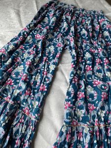 Bohemian Floral Print Palazzo Pants