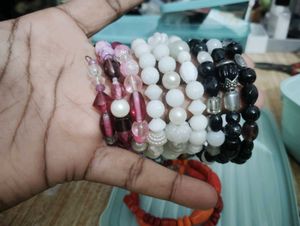 Set of Assorted Beaded Bracelets handmade