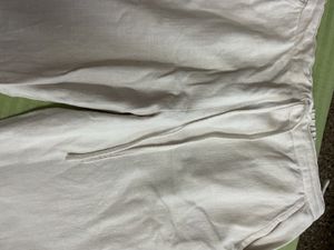 Comfortable White Ethnic Trousers