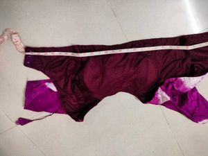 Vibrant Purple Tie-Dye Blouse