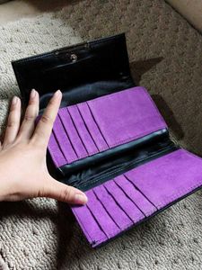Chic Black Textured Wallet