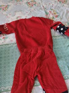 Red Minnie Mouse Tracksuit