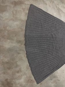 Women's Ribbed Knit A-Line Midi/Maxi Skirt.