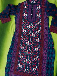Georgette printed kurti