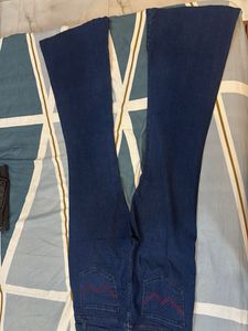 URBANIC  blue flare jeans