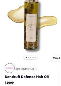 Suroskie Dandruff Defence Hair Oil