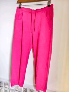 Vibrant Pink Capri Joggers