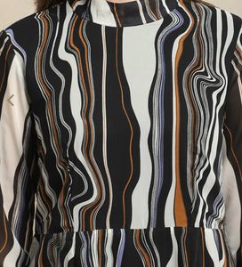 Cabtabil Stylish Striped Dress