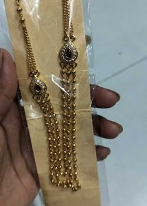 Elegant Gold-Tone Indian Jewelry Set