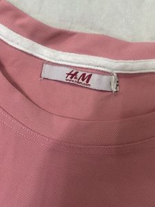 Men's Pink Oversized T-Shirt