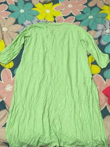 Embroidered Green Kurta😍✨