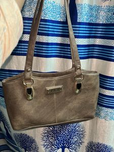 Stylish Taupe Shoulder Bag
