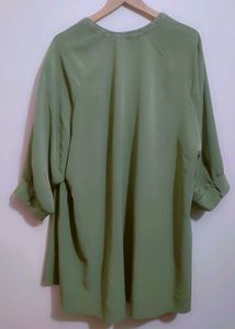 Light Olive Elegant Top For 50 Bust