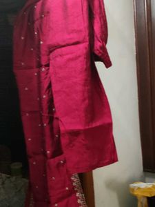 Beautiful Pink Kurta Set