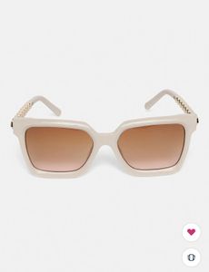 Cream "You Can't Stop Me" Oversized Sunglasses