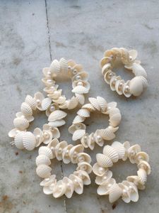 Seashell and Pearl Bracelets