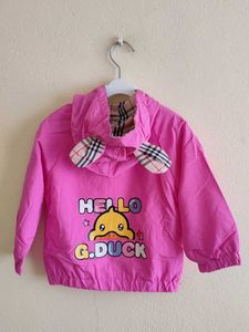 Cute Pink Duck Jacket for Kids