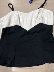 Chic Black &amp; White Camisole Top