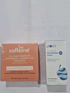 MCaffeine Hydrogel Eye Patches & Plum Serum