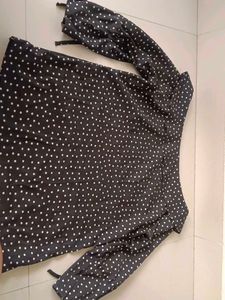 Chic Polka Dot Top