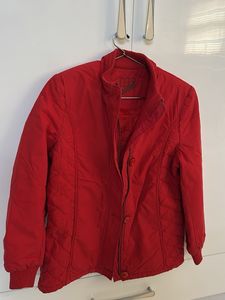 Red Quilted Jacket