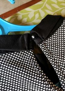Dorothy Perkins Black And Ivory Spot Dress