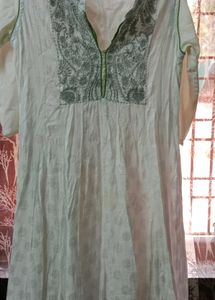 Embroidered Kurta Top with duppata