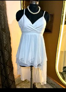 White Flowy Dress
