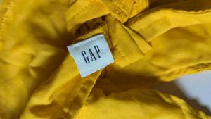 Yellow crop top