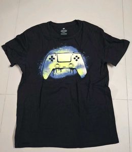 Men's Black Game Controller T-Shirt