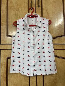 Global republic sleeveless shirt