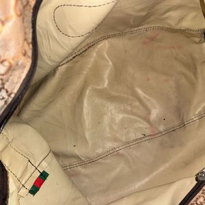 Stylish GG Patterned Travel Bag