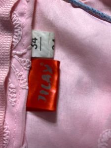Adorable Pink Embroidered Dress with Bow